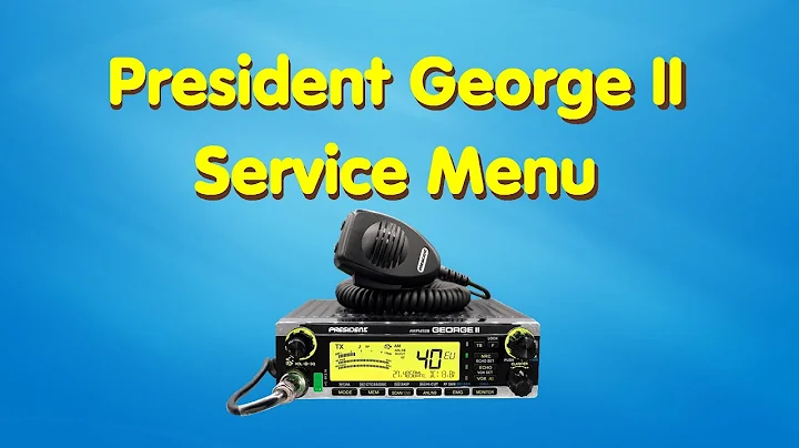 EXCLUSIVE: President George II Service Menu #cbradio
