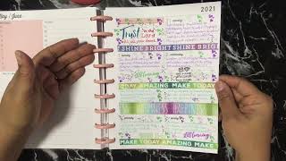 #scripturewriting #biblejournaling FlipThrough Faith Planning/Scripture Writing 2021 Happy Planner