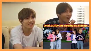 BTS reaction to Blackpink COUPLE LISOO AND CHAENNIE IN A NUTSHELL [fanmade]