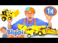 Blippi learns colors with color balls machine  1 hour of blippi toys  educationals