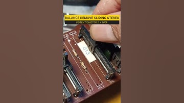 balance 2 x 60k remove sliding potentiometer