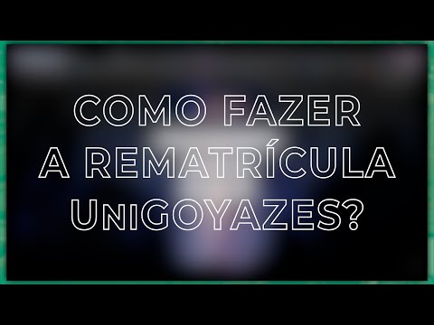 Tutorial | Como Fazer a Rematrícula no Portal do Aluno UniGoyazes ?