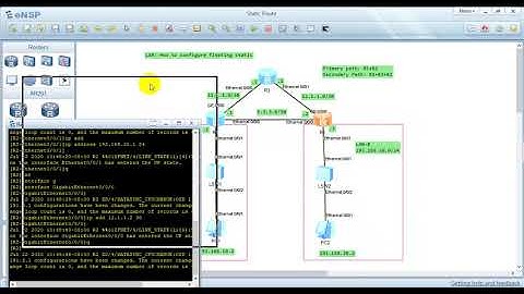How to configure floating static route in huawei