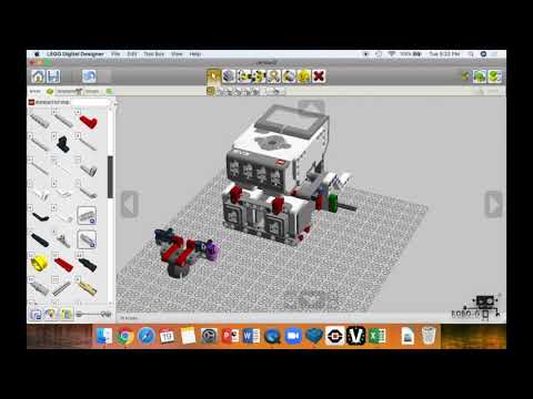3.  Building the Basic Robot - LEGO Digital Designer (LDD)