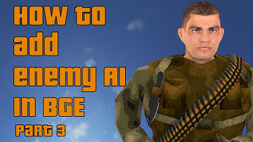 How to add Enemy AI in BGE - Part 3: Navmesh, alert and attack