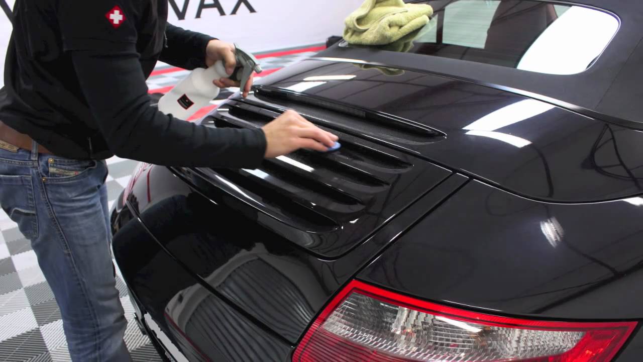 Swissvax Lyon Detailing Porsche 997 Cabriolet Set Lotos Protectant