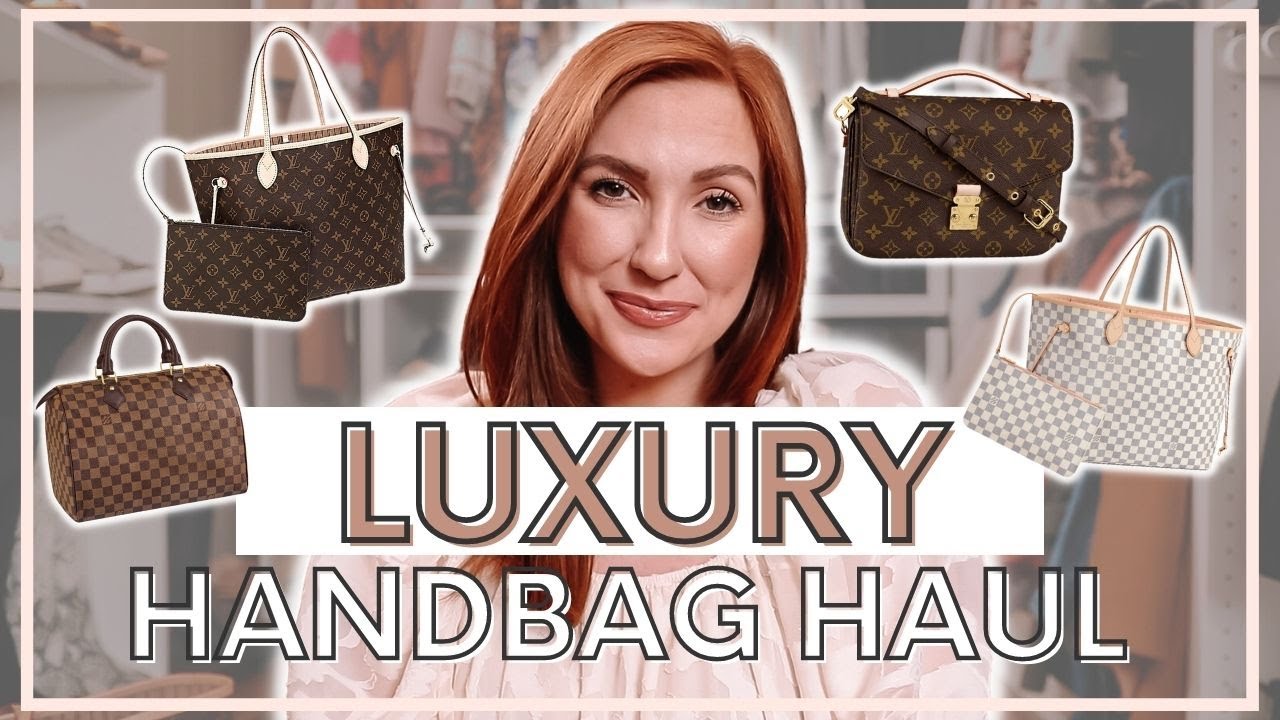 LUXURY HANDBAG HAUL - WHAT'S MY FAVORITE?! *Louis Vuitton Bag*