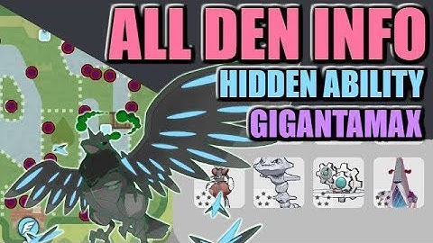 Find Hidden Ability and Gigantamax Raid Dens EASILY in Pokemon Sword and Shield