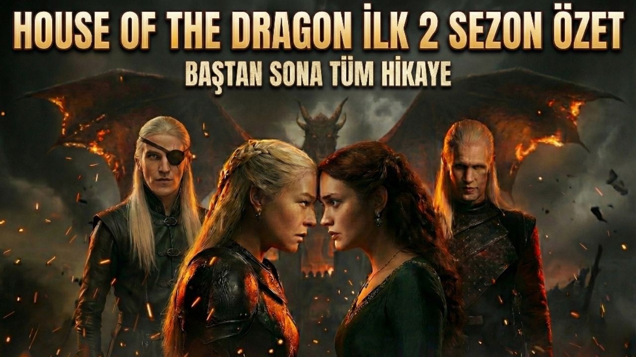 House of the Dragon İlk 2 Sezon Özeti (Baştan Sona)