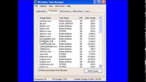 WinXP Task Manager
