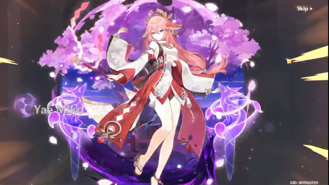 Yae Miko Summon Animation | GENSHIN IMPACT