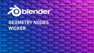 Blender Geometry Nodes - Wicker