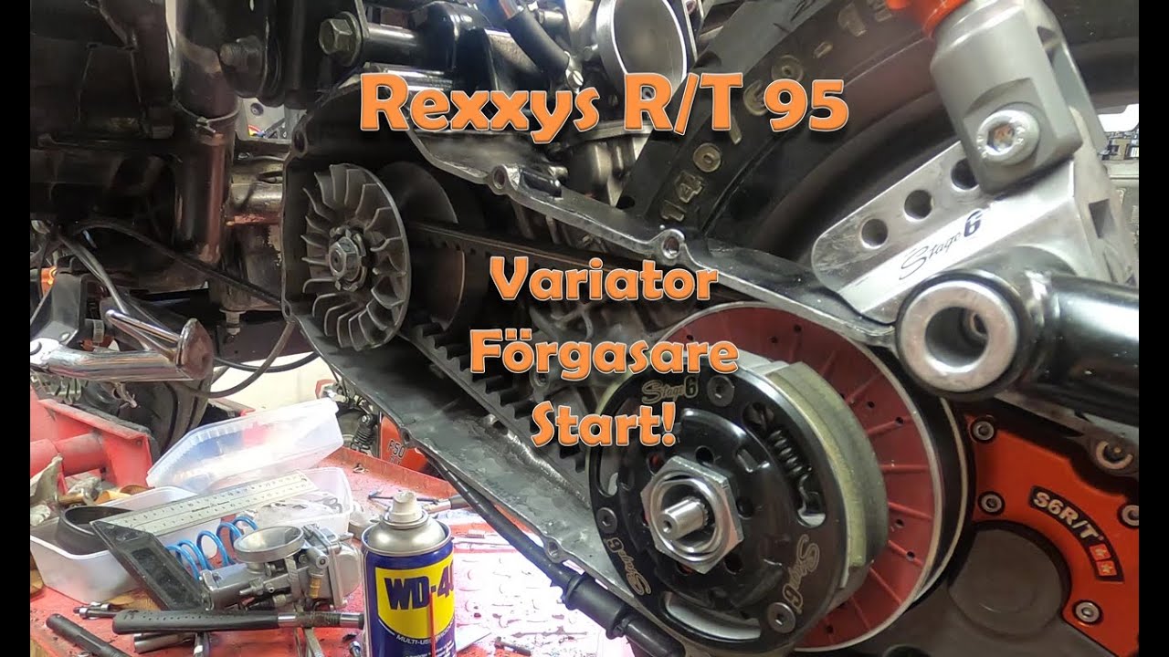 Rexxys R/T 95 Aerox - MINISERIE - DEL 3 - VARIATOR, FÖRGASARE OCH START!