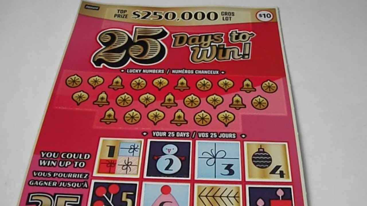 2025-10-20 Ontario Lottery OLG Instant Scratch Ticket 