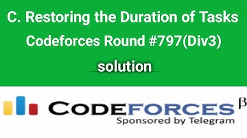 C. Restoring the Duration of Tasks | Codeforces Solution | Codeforces Round #797 | Div3 | Bangla