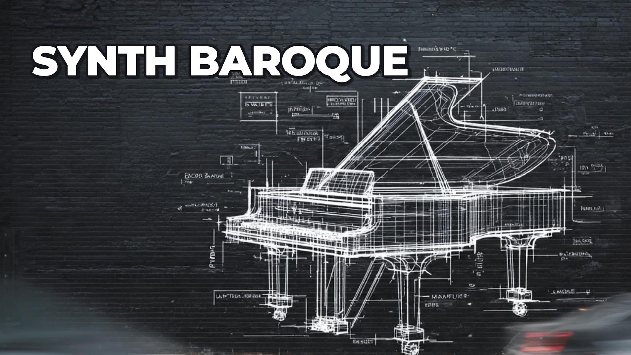 Synthwave Baroque: Fast Harpsichord Beats & Retro-Future Vibes | Deep Retrowave