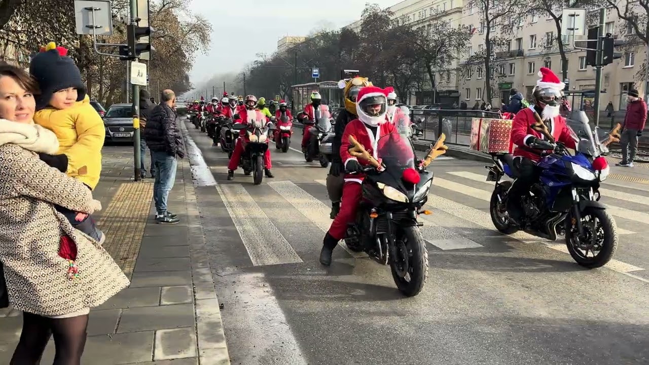 Motomikołaje Kraków 2025 motoparada przejazd motocykli 
