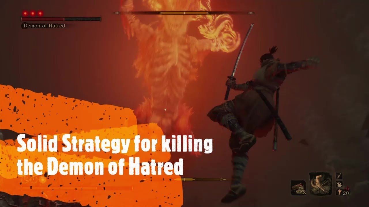 Sekiro Boss Guide - Demon of Hatred - An easy reliable method to beating this boss