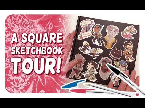 A Square Sketchbook Tour 