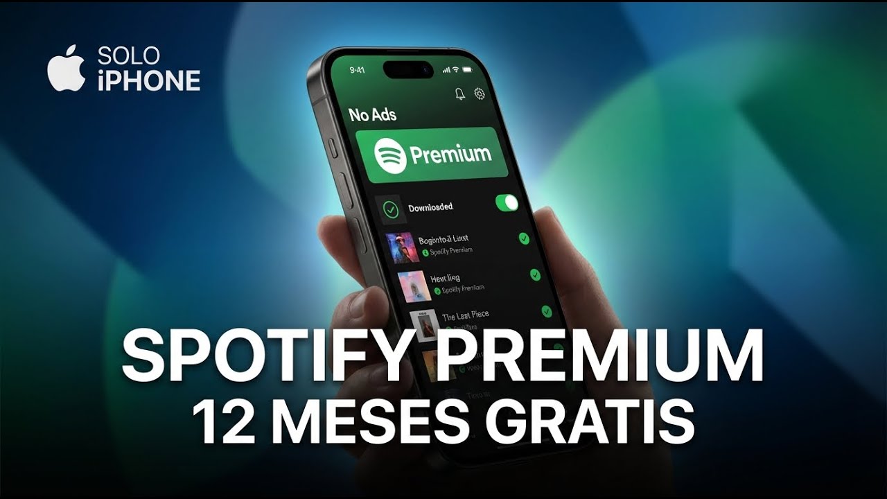 Spotify Premium 12 Meses GRATIS | Funciona en iPhone (2026)