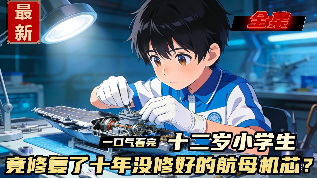 十二歲的小學生，竟完成改造航母、研發衛星的操作，最後還打造出了獨屬於自己的黑科技工業體系？#漫画解说 #動漫 #动画推荐 #小说推荐 #一口气看全集 #爽文 #网文小说