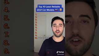 Least Reliable Cars 2021
