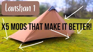Lanshan 1 | x5 Modifications That Make it a Better Tent