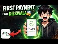 First Payment From Diskwala | Kitni Aayi Payment Diskwala Se?