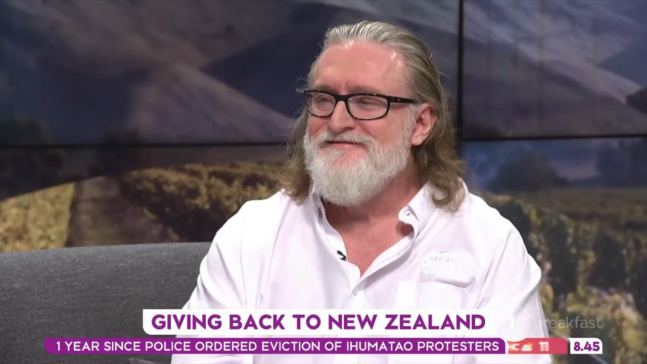 Gabe Newell Has Been Stuck in New Zealand Since COVID-19 Pandemic Began