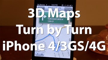 Enable 3D Maps & Turn By Turn Navigation on iPhone 4/3GS, iPod Touch 4G iOS 6