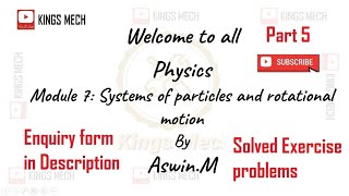 Module 7 Part 5 Exercise problems on chapter 7
