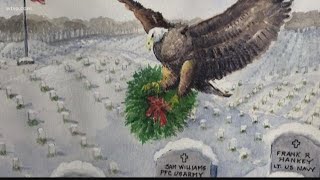 Gold Star father's paintings honor fallen son