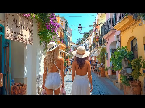 Malaga, إسبانيا | Picasso's Playground | جولة مشي 4K