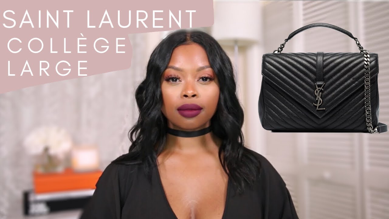 Saint Laurent, Bags, Authentic Saint Laurent Ysl College Bag Large