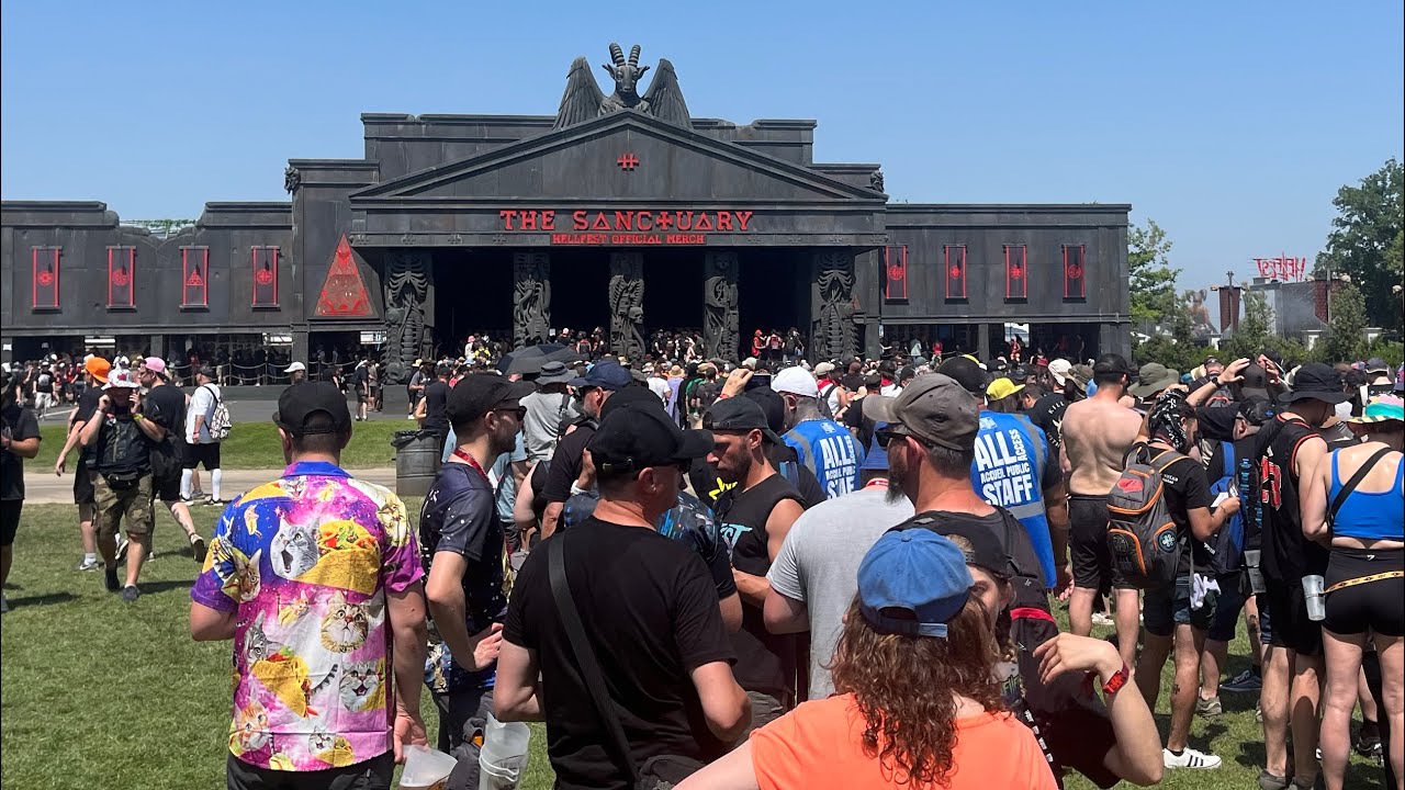 Hellfest festival 2025 - Walkthrough - YouTube