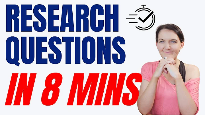 Need to learn how to write research questions? Use this quick strategy with templates and examples