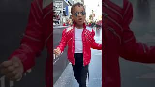 Mini Michael Jackson FTW (Hollywood Walk of Fame) #shorts