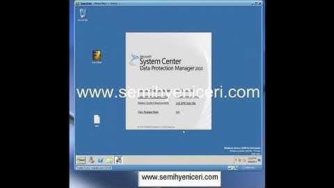 System Center Data Protection Manager install - dpm install