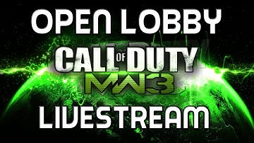 MW3: Open Lobby Livestream!