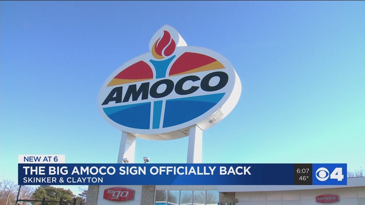 The Giant Amoco Sign Is Back, With A New Look