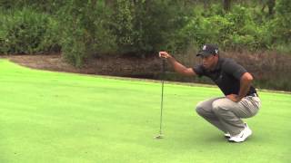 Tiger Woods on putting