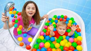color balls everywhere oliver mom
