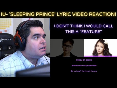 IU - 'Sleeping Prince' Lyric Video REACTION!