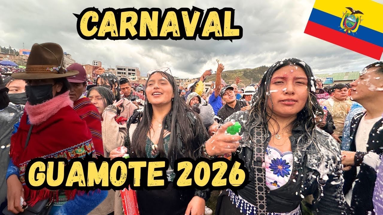 Carnaval en GUAMOTE-Guaracazo hizo bailar a miles de personas.