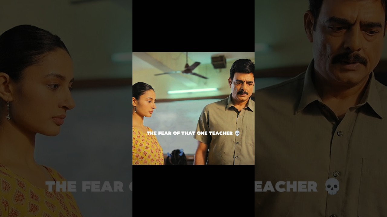 The Fear Of That One Teacher 🤐😶| Adarsh Baal Vidyalaya, Kay Kay Menon | #shorts #movie #status