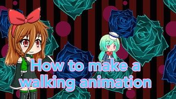 How to make a gachaverse walking animation on Kinemaster | rubyiez