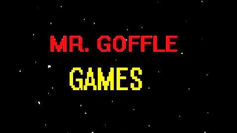 MR. GOFFLE GAMES INTRO