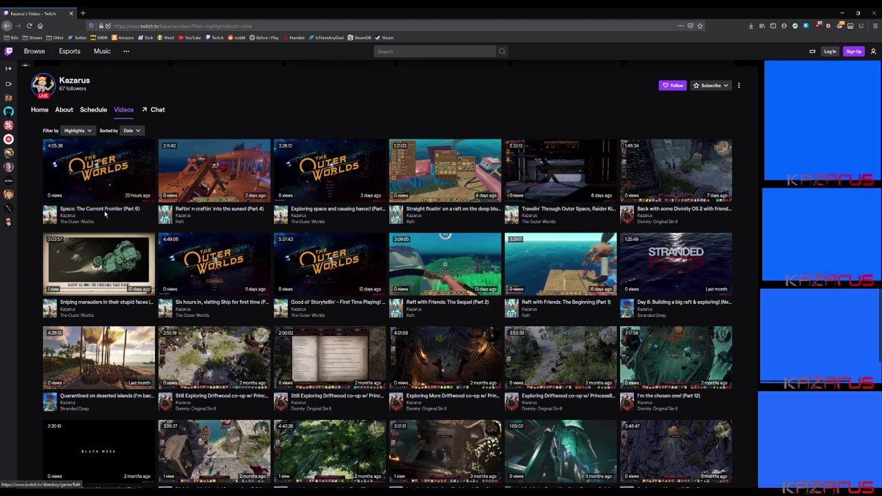 1 Year Streaming on Twitch & Uploading to Youtube Anniversary A Quick