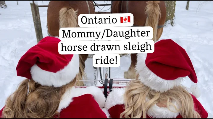 Ontario  Mother/daughter (& fam) sleigh ride with ...