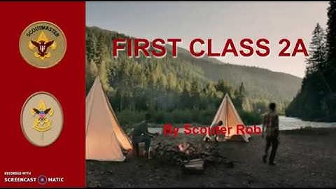 BSA FIRST CLASS RANK REQUIREMENT 2A